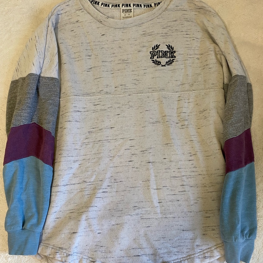 🤍 Women’s PINK Oversized Crewneck